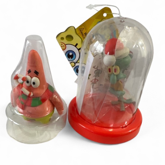 Other - Festive Patrick & Squidworth Star Figurine  Eraser Globe
